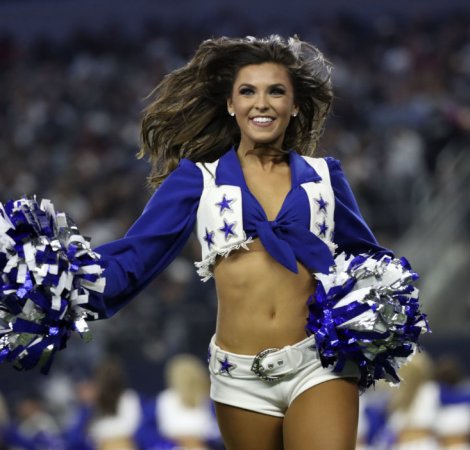 Dec 29, 2019; Arlington, Texas, USA;  Dallas Cowboys cheerleader performs during the game against the Washington Redskins at AT&T Stadium. Mandatory Credit: Kevin Jairaj-USA TODAY Sports