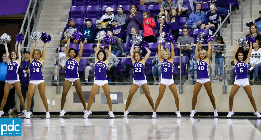 TCU Showgirls Photos from TCU vs Oklahoma State Womens Basketball.